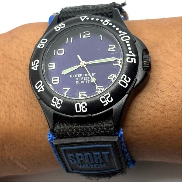 Black & Blue Sport Men's Watch - Picture 2 of 6